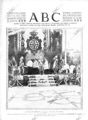 ABC MADRID 30-06-1923 página 1