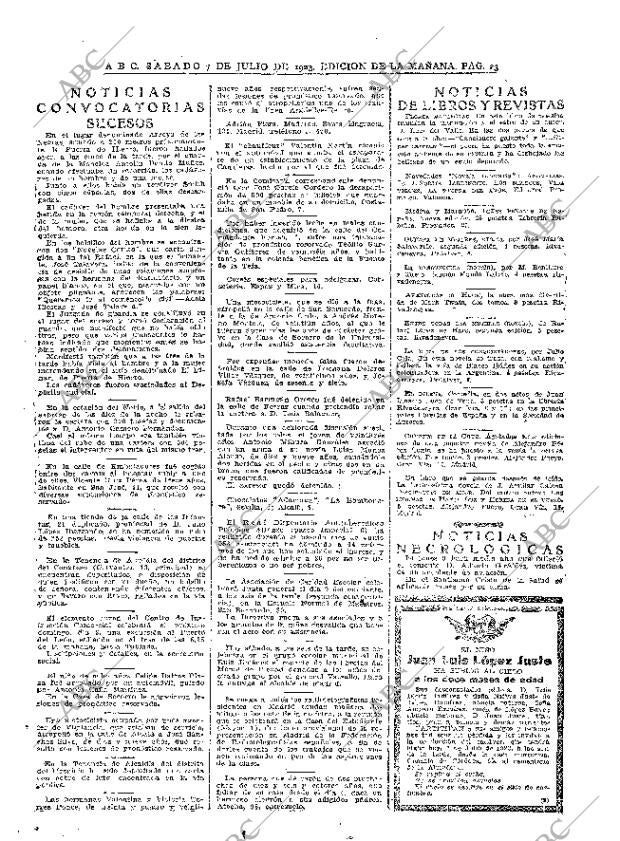ABC MADRID 07-07-1923 página 23