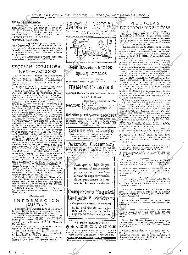 ABC MADRID 12-07-1923 página 23