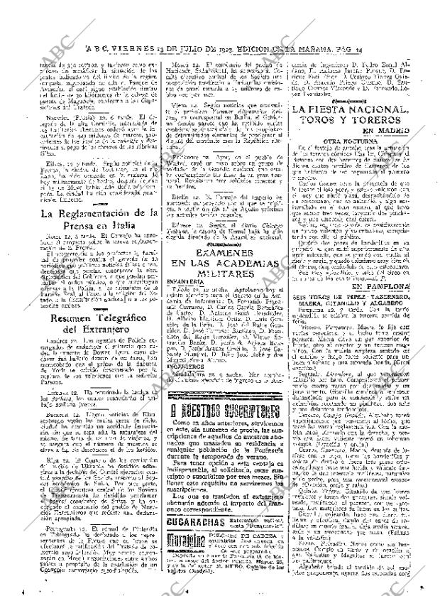 ABC MADRID 13-07-1923 página 24