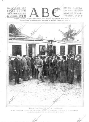 ABC MADRID 14-07-1923 página 1