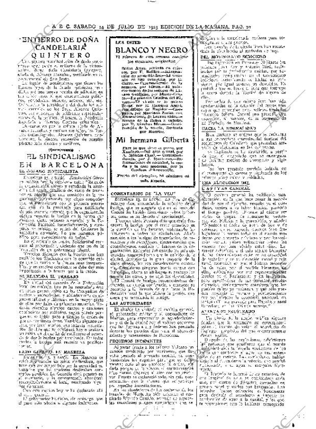 ABC MADRID 14-07-1923 página 19