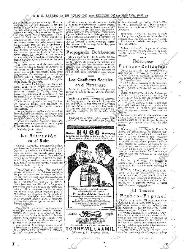 ABC MADRID 14-07-1923 página 22