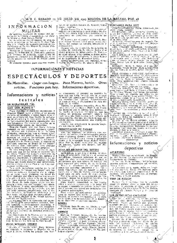 ABC MADRID 14-07-1923 página 28