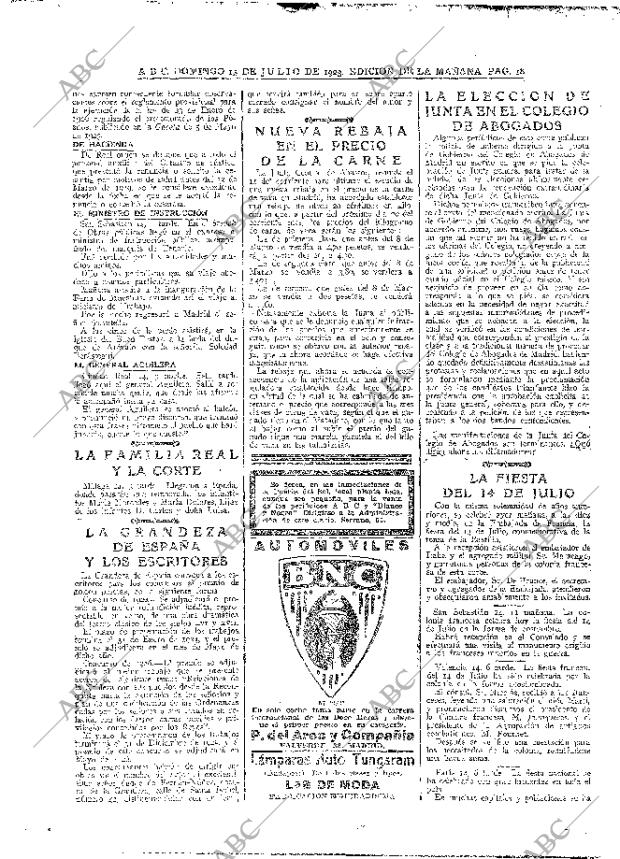 ABC MADRID 15-07-1923 página 18