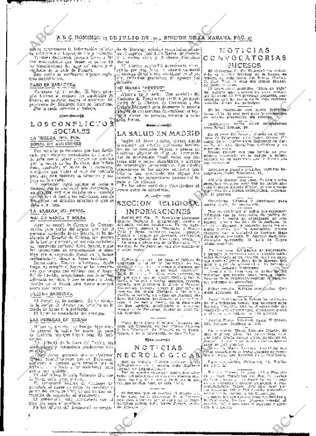 ABC MADRID 15-07-1923 página 27