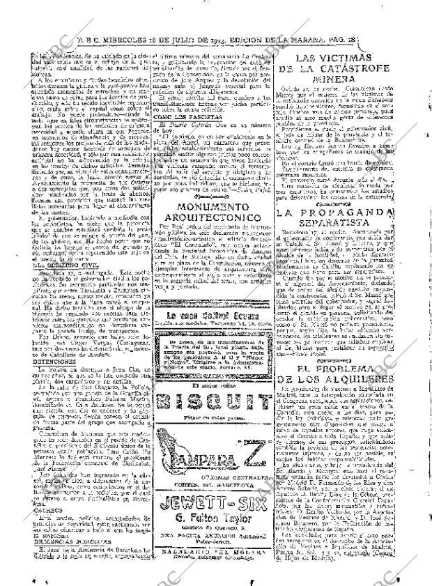 ABC MADRID 18-07-1923 página 18