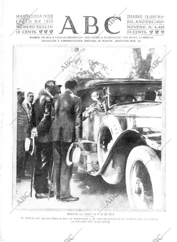 ABC MADRID 19-07-1923 página 1
