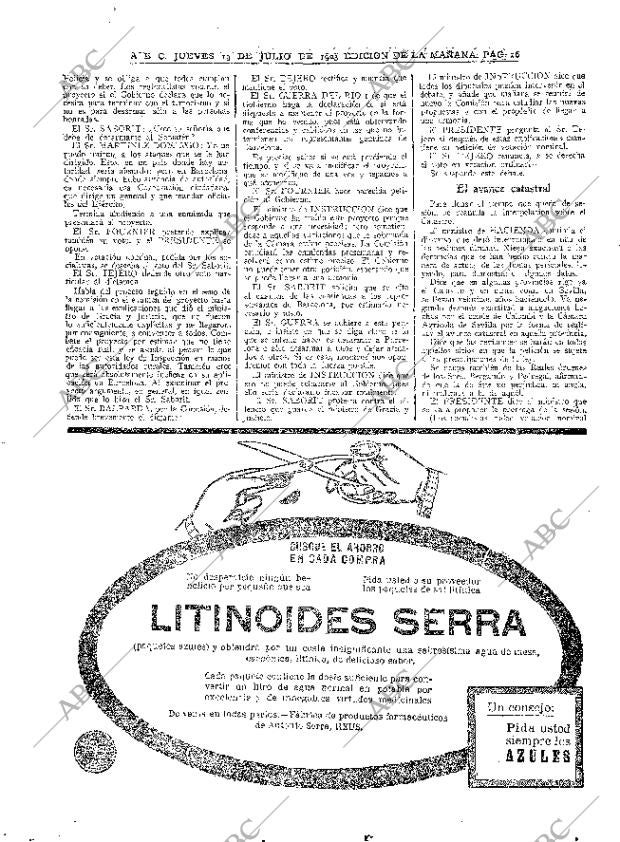 ABC MADRID 19-07-1923 página 16