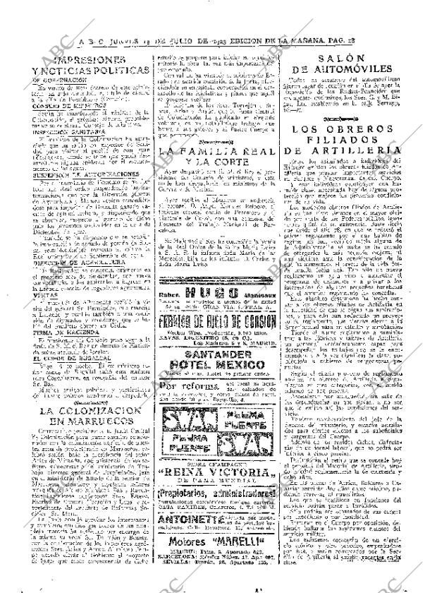 ABC MADRID 19-07-1923 página 18