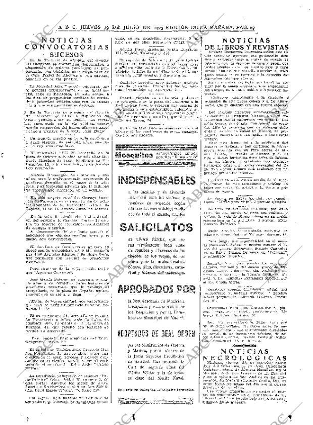 ABC MADRID 19-07-1923 página 27