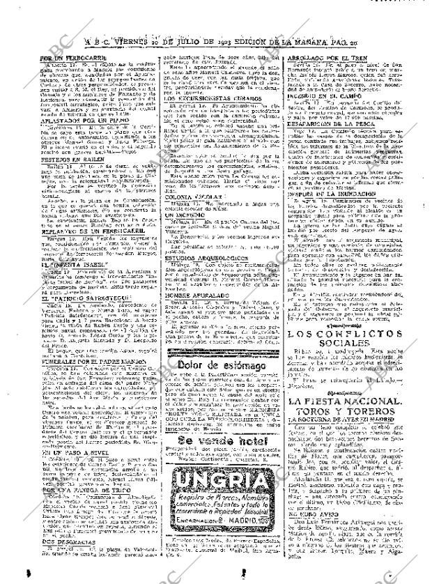 ABC MADRID 20-07-1923 página 20