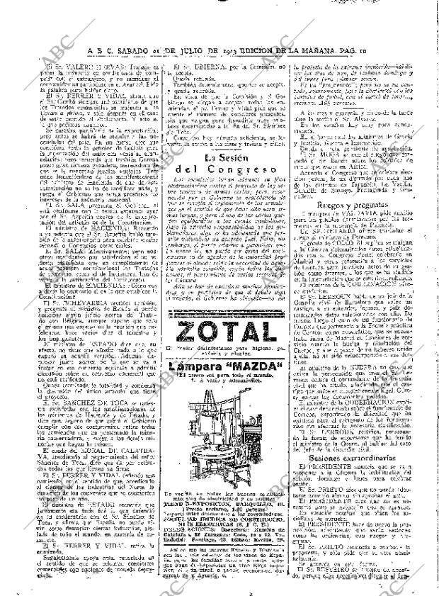 ABC MADRID 21-07-1923 página 10