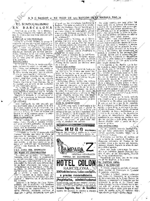 ABC MADRID 21-07-1923 página 14