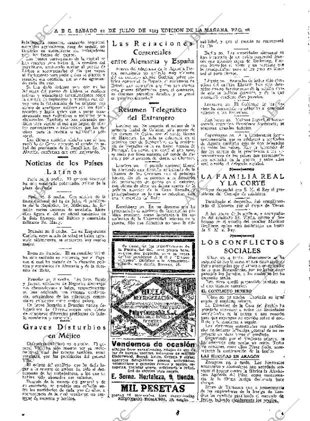 ABC MADRID 21-07-1923 página 18