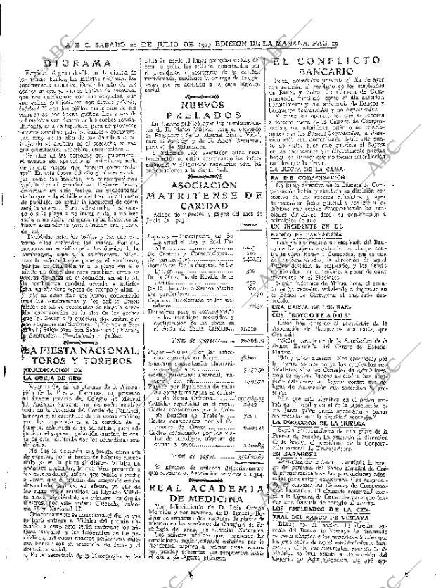 ABC MADRID 21-07-1923 página 19