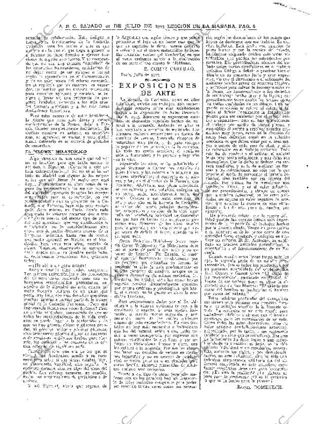 ABC MADRID 21-07-1923 página 6