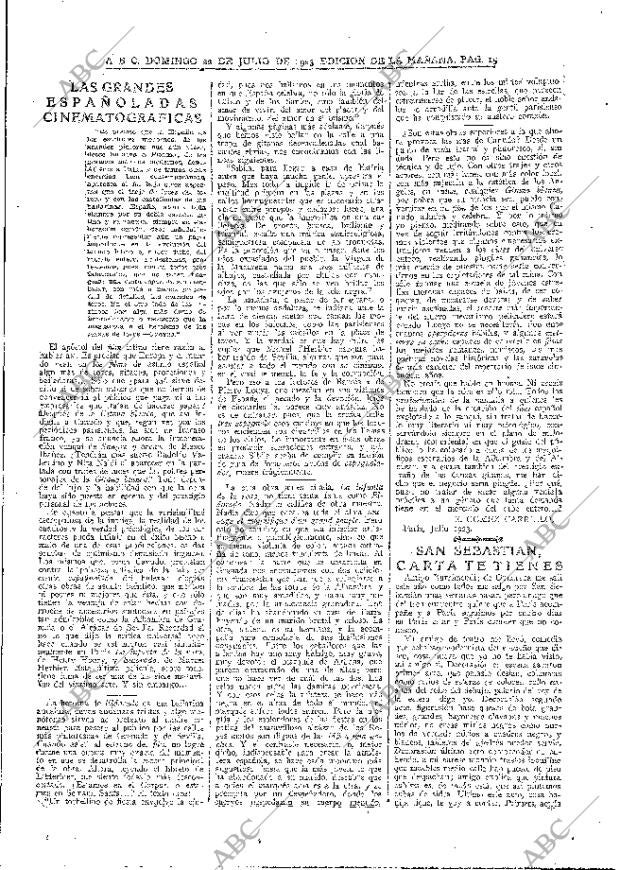 ABC MADRID 22-07-1923 página 15