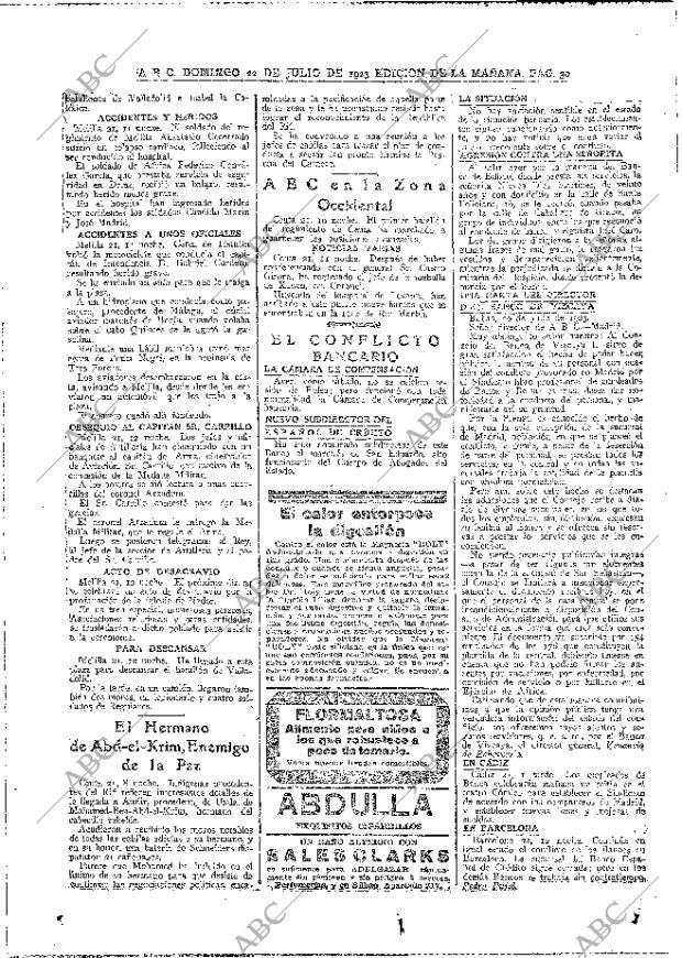ABC MADRID 22-07-1923 página 30