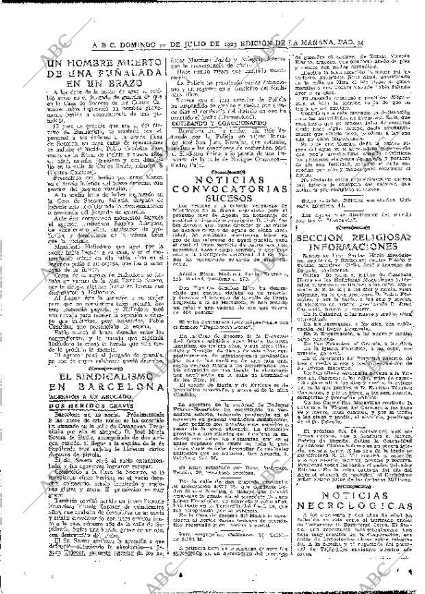 ABC MADRID 22-07-1923 página 34