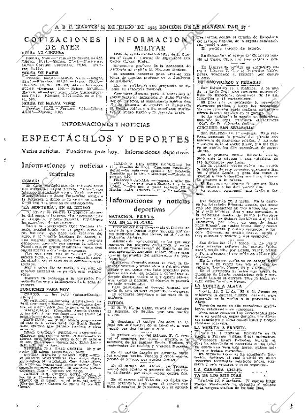 ABC MADRID 24-07-1923 página 27