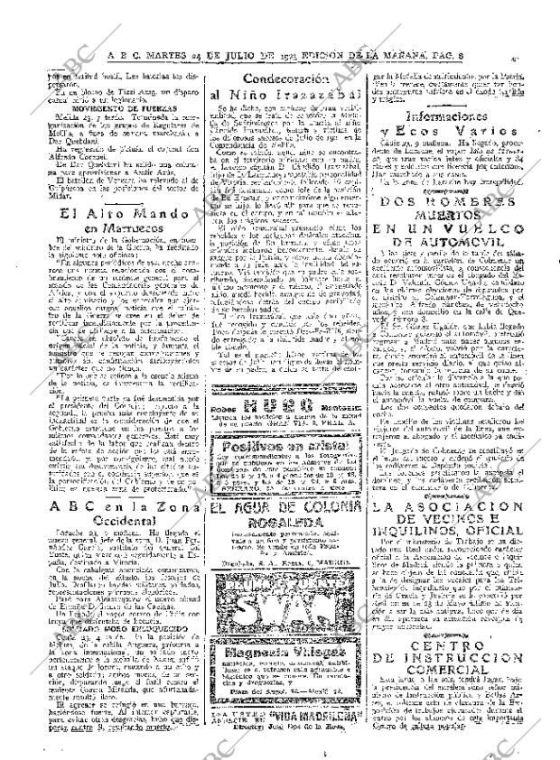 ABC MADRID 24-07-1923 página 8