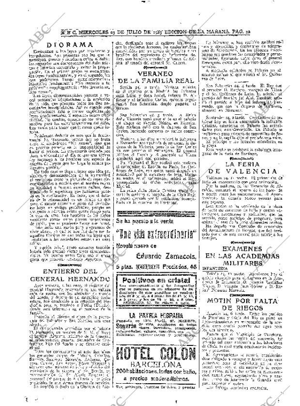 ABC MADRID 25-07-1923 página 12