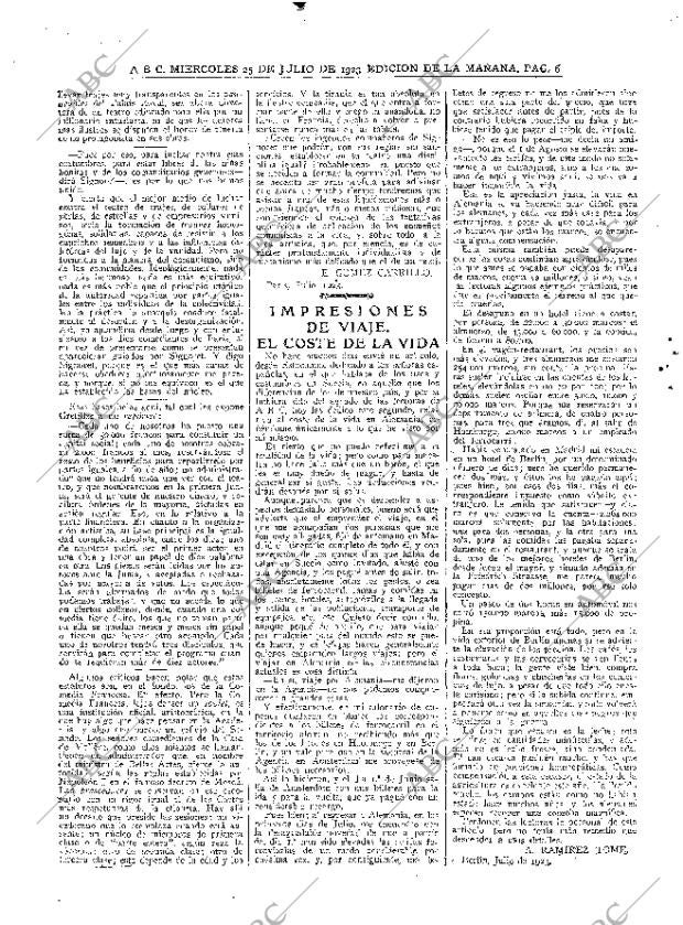 ABC MADRID 25-07-1923 página 6