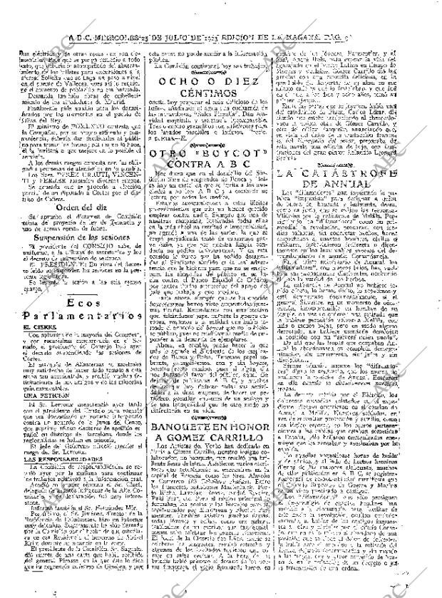 ABC MADRID 25-07-1923 página 9
