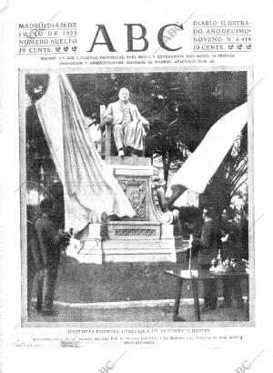 ABC MADRID 26-07-1923 página 1