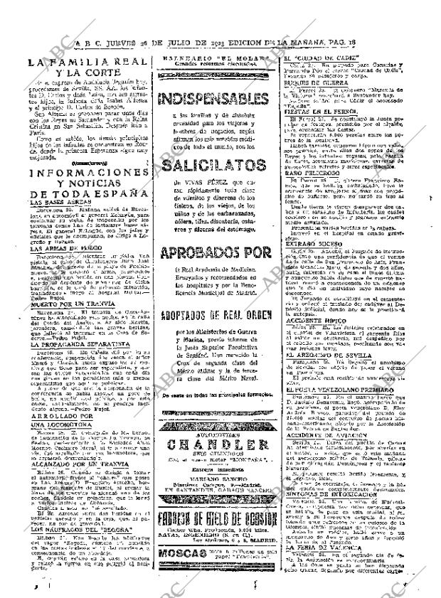 ABC MADRID 26-07-1923 página 18