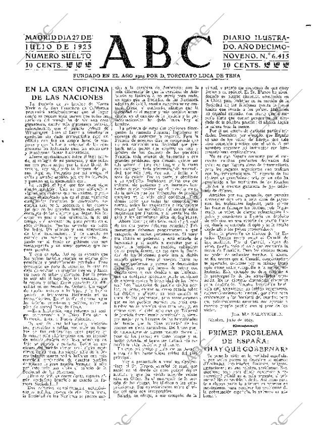ABC MADRID 27-07-1923 página 3