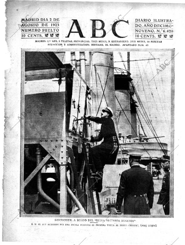 ABC MADRID 02-08-1923 página 1