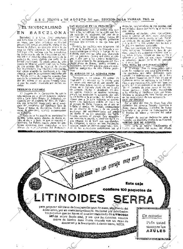 ABC MADRID 02-08-1923 página 10