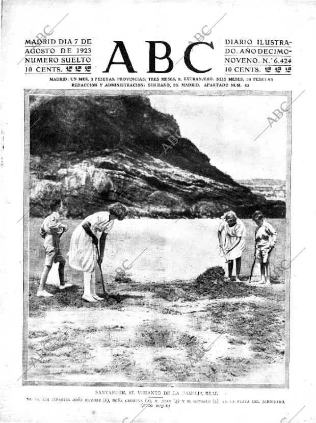 ABC MADRID 07-08-1923 página 1