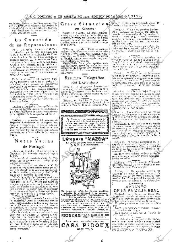 ABC MADRID 12-08-1923 página 29