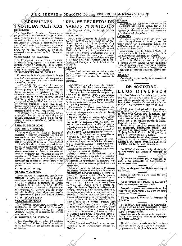 ABC MADRID 23-08-1923 página 13
