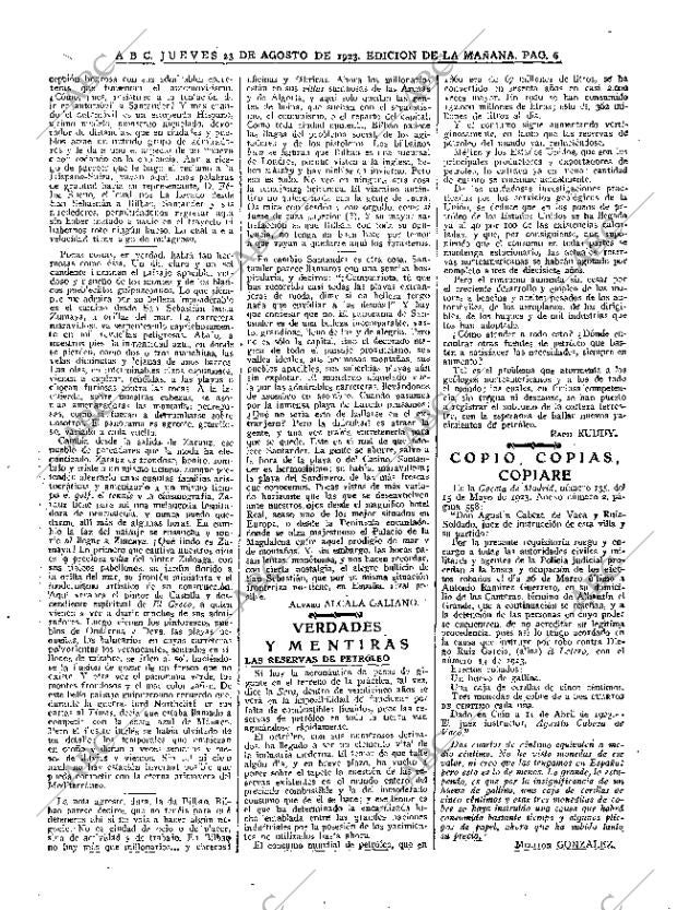 ABC MADRID 23-08-1923 página 6