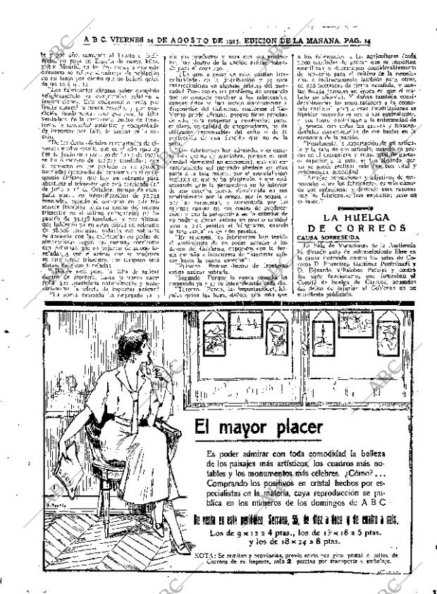 ABC MADRID 24-08-1923 página 14