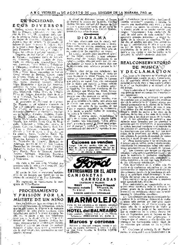 ABC MADRID 24-08-1923 página 20