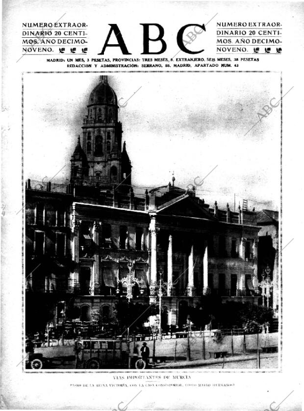 ABC MADRID 25-08-1923 página 1