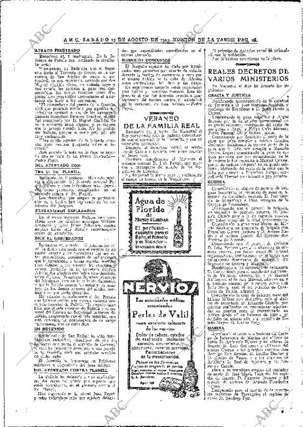 ABC MADRID 25-08-1923 página 28