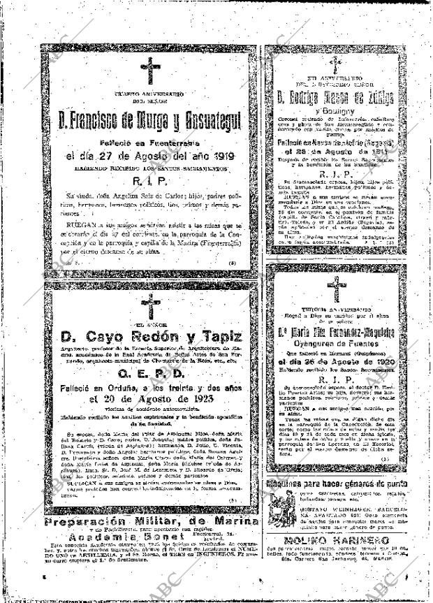 ABC MADRID 25-08-1923 página 36