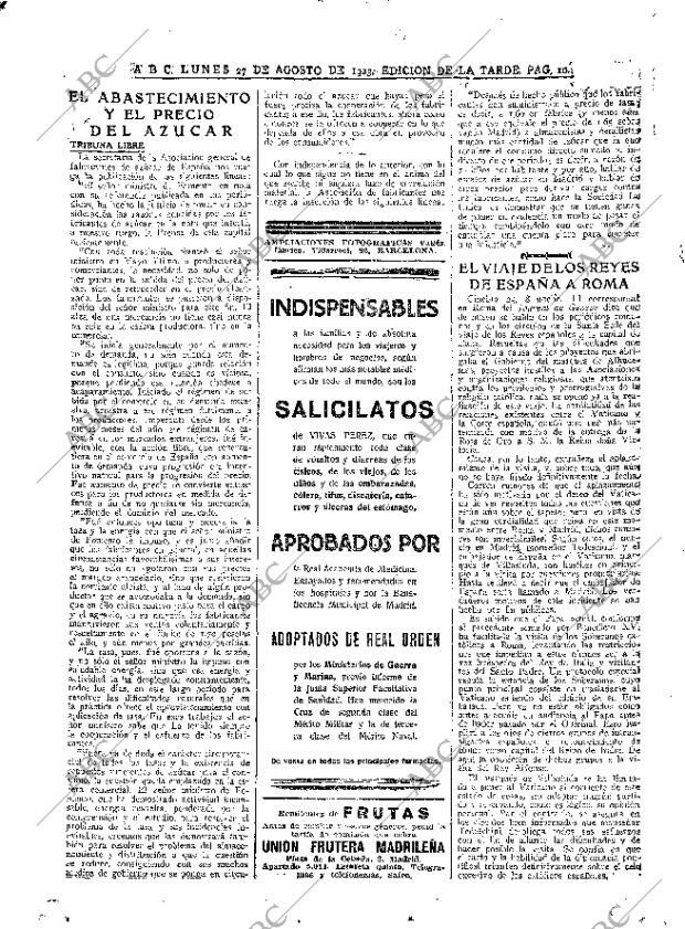 ABC MADRID 27-08-1923 página 10