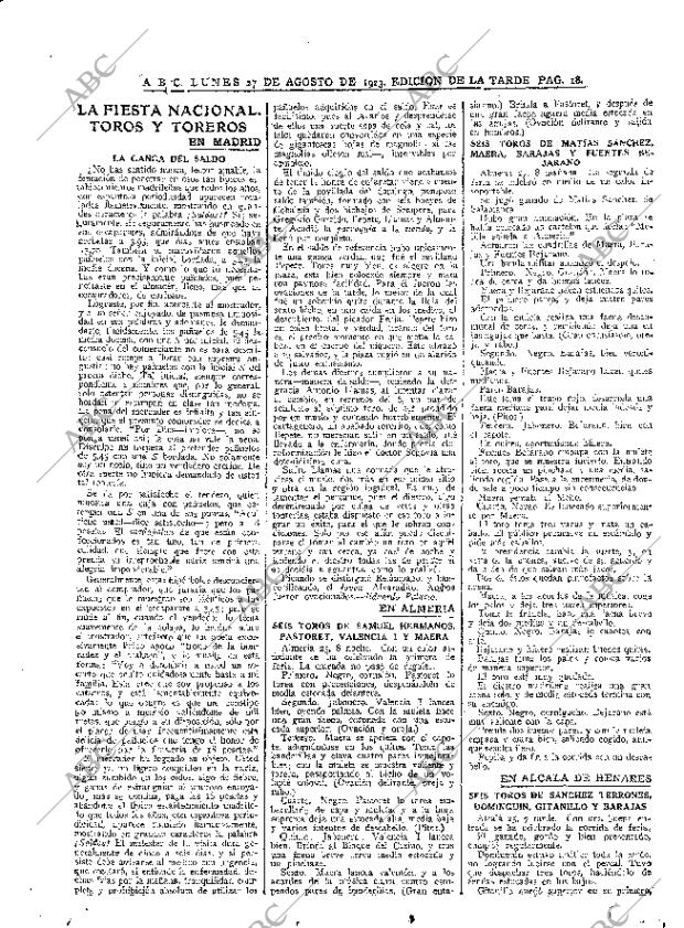 ABC MADRID 27-08-1923 página 18