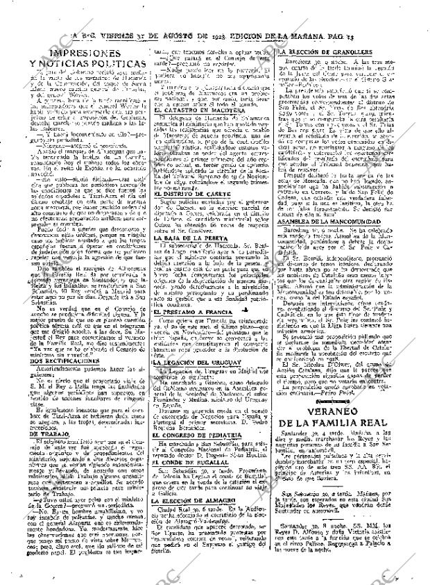 ABC MADRID 31-08-1923 página 13