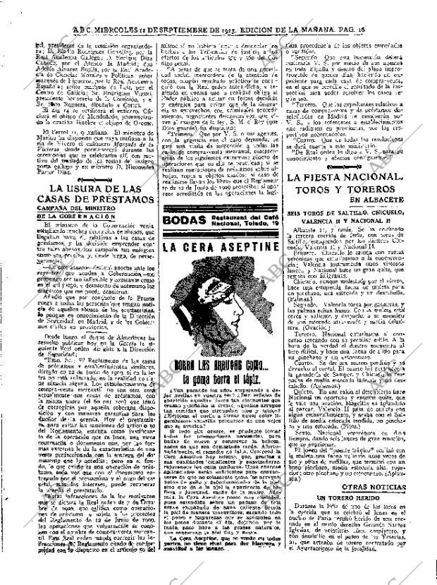 ABC MADRID 12-09-1923 página 16