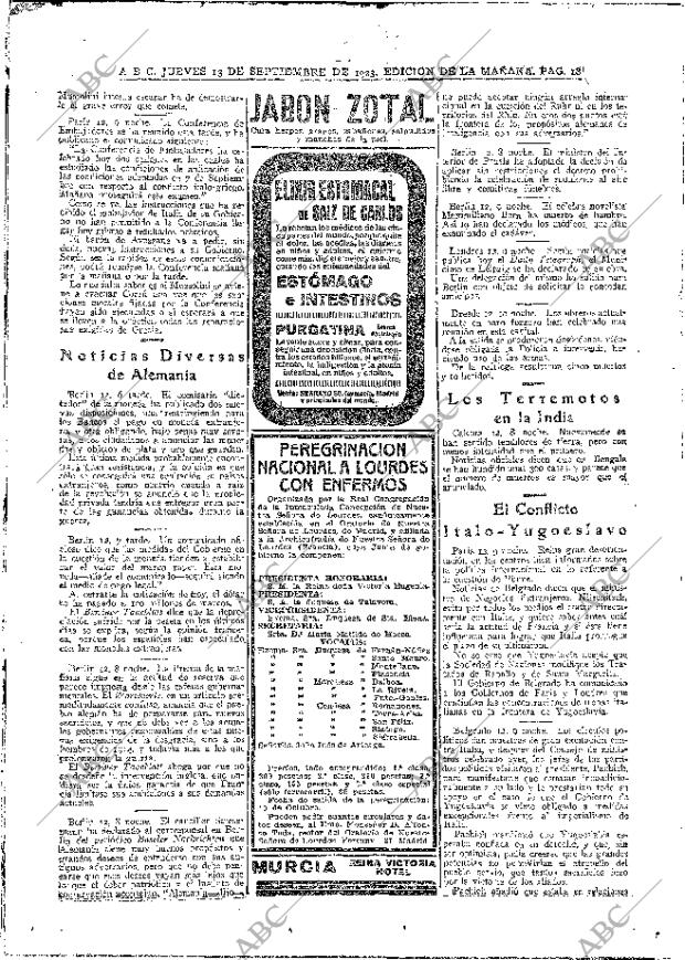 ABC MADRID 13-09-1923 página 18