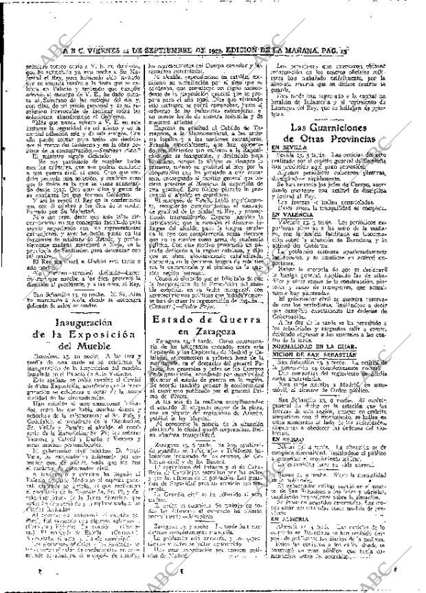 ABC MADRID 14-09-1923 página 13