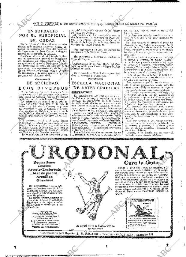 ABC MADRID 14-09-1923 página 16